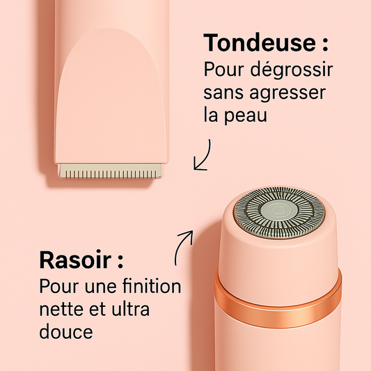 Le rasoir 2-en-1 qui allie douceur et précision